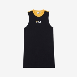 Fila Back Panel Mesh Sleeveless - Naisten Mekot - Mustat | FI-93028